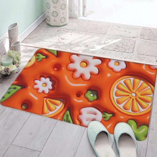 3D Visual Anti-Slip Absorbent Mat, Bath Mat Rug, Quick Dry Super Absorbent Non-Slip Thin Bathroom Rugs Fit Under Door - Image 3