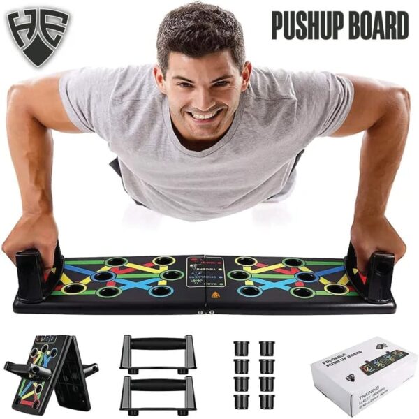 Push up Foldable Board for Home Exercise - Push Up Exercise Workout - Push Up Rack Board