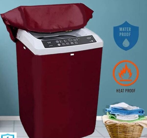 Single Tub Universal Size Waterproof Washing Machine Cover | Top Load Washing Machine of All Brands | Dust Proof, Heat Proof Zippered Washing Machine Protectors - Image 4