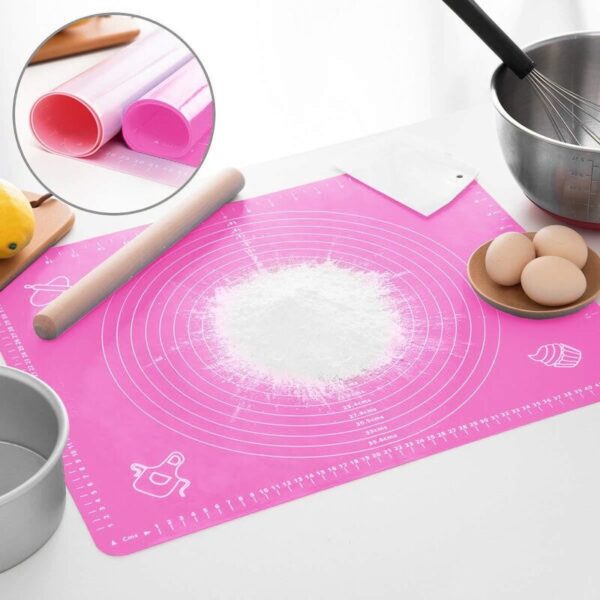 Product details of Non Slip Silicone Roti / Baking Mat With Measurements | 40cm x 50cm Heat Resistant, Non-Stick, Rolling Dough, Easy To Clean, No Fading - Image 9