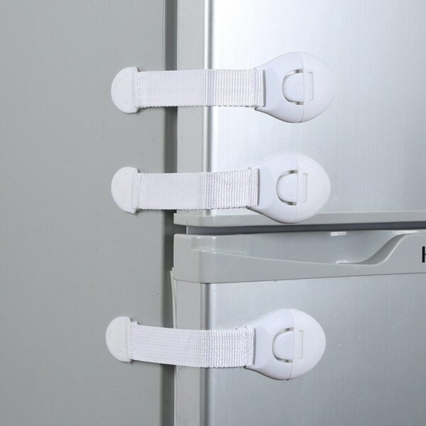 3 pcs Baby Child Safety Care Plastic Locks For Drawers, Cabinet, Doors Refrigerators - Image 3