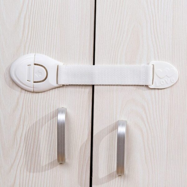 3 pcs Baby Child Safety Care Plastic Locks For Drawers, Cabinet, Doors Refrigerators - Image 4