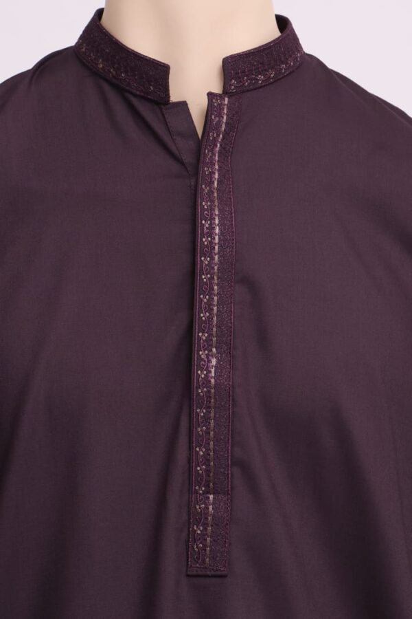 Cotton - Plain Shalwar Kameez - Image 2