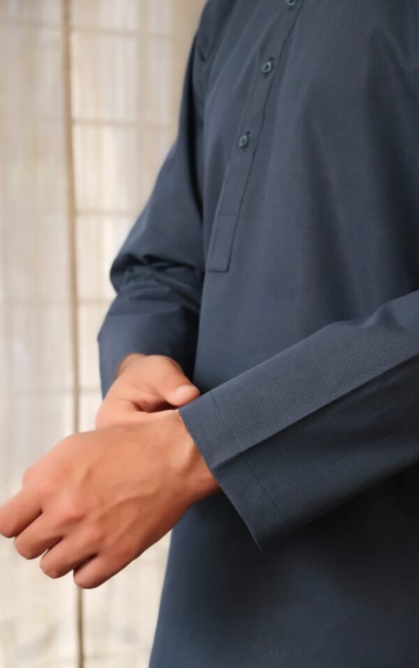 1 Piece Stitched – Jacquard Plain Kurta - Image 2