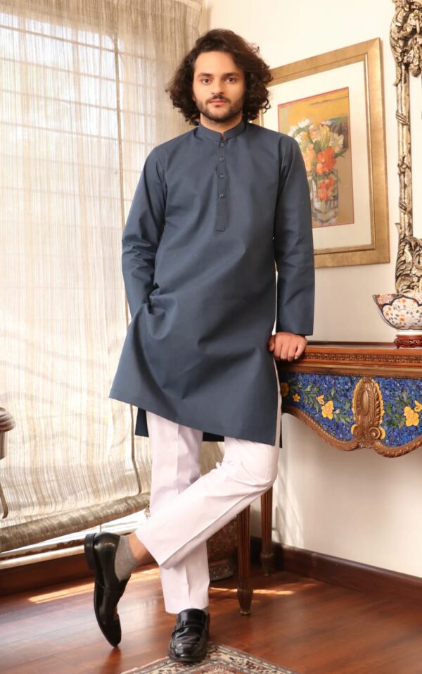 1 Piece Stitched – Jacquard Plain Kurta