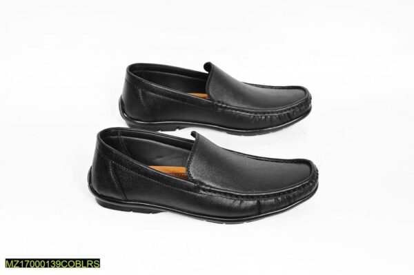 Men’s Synthetic Leather Casual Loafers - Image 2