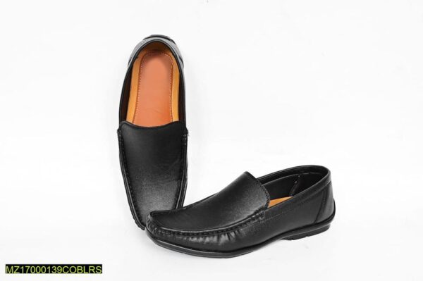 Men’s Synthetic Leather Casual Loafers - Image 3