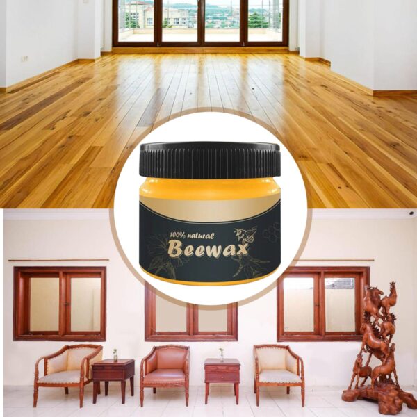 BeeWax Waterproof Polish & Shiner for Furniture, Wooden Table, Chair, Cabinet and Floor Cleaner