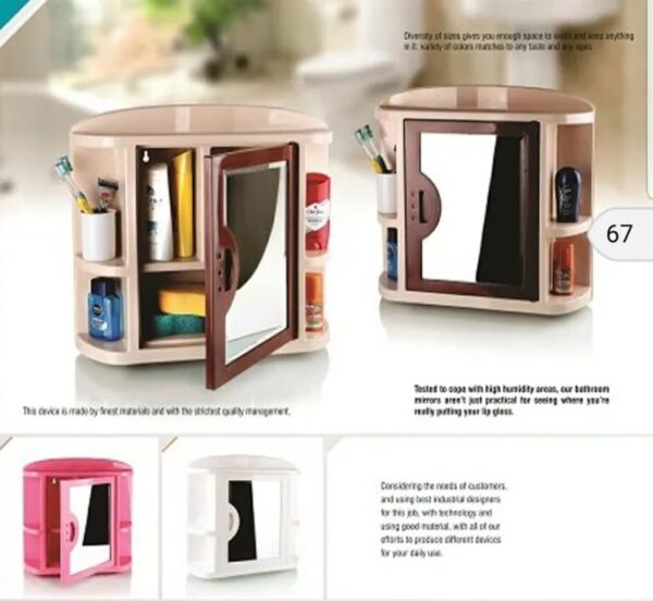 Charming Bathroom Cabinet With Mirror