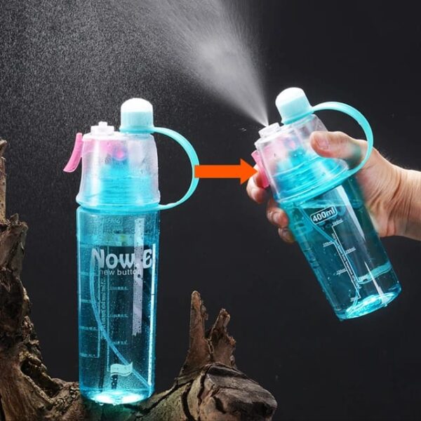 600ml Sports Water Bottle Mist Spray, Leakpoof and Dustproof Cap - Image 7