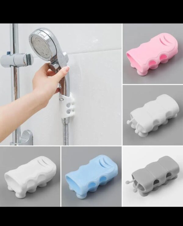 Bathroom Silicone Suction Shower Holder / Silicone Punch-free Shower Holder - Image 2