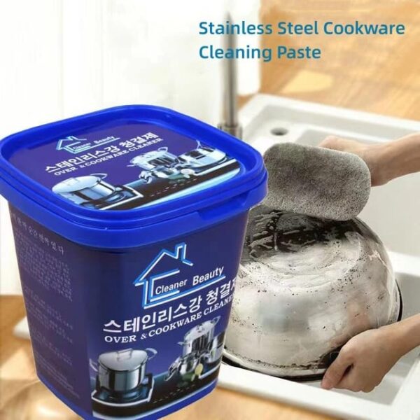 Crockery Cleaner Liquid - Powerful Stainless Steel Cookware Cleaning Paste