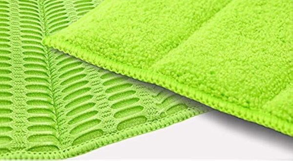 Multipurpose 2 in 1 MicroFiber Bathroom pad Double Sided Sponge Cleaning Pad High Performance Clean Cloth - Image 5