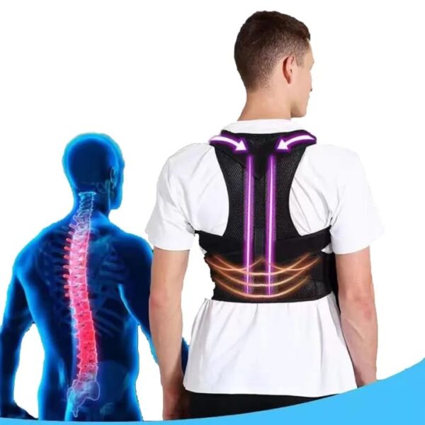 Posture Corrector Belt, Back and Shoulder support - Back Pain Relief Belt - Image 5