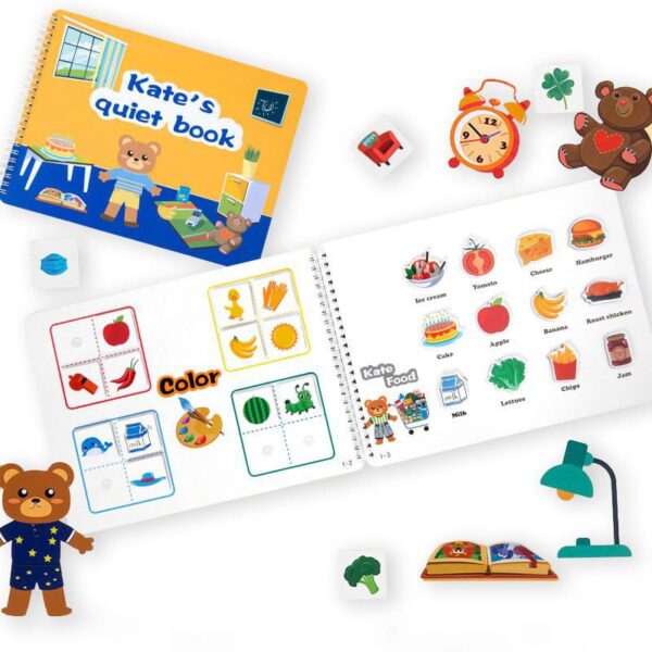 Kid Quiet Busy Book Montessori Baby Educational Toy - Pasture Animal Sorting Match Game - Baby Sticker Toy For Child