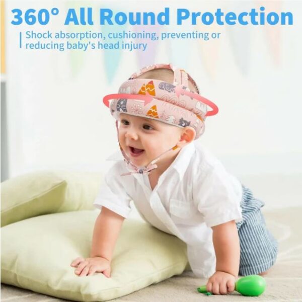 Cute Safety Helmet for Baby Head Protection - Image 2