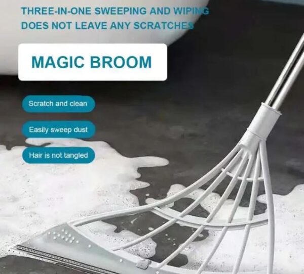 Multi-Purpose Floor Cleaning Mop Wiper - Silicone Magic Wiper Broom - Image 8