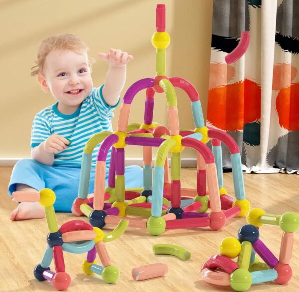 36 Pcs Assembling Magnetic Sticks Building Blocks Toy For Kids