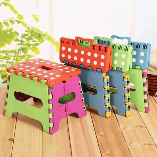 Plastic Folding Step Stools Foot Stool - Image 2