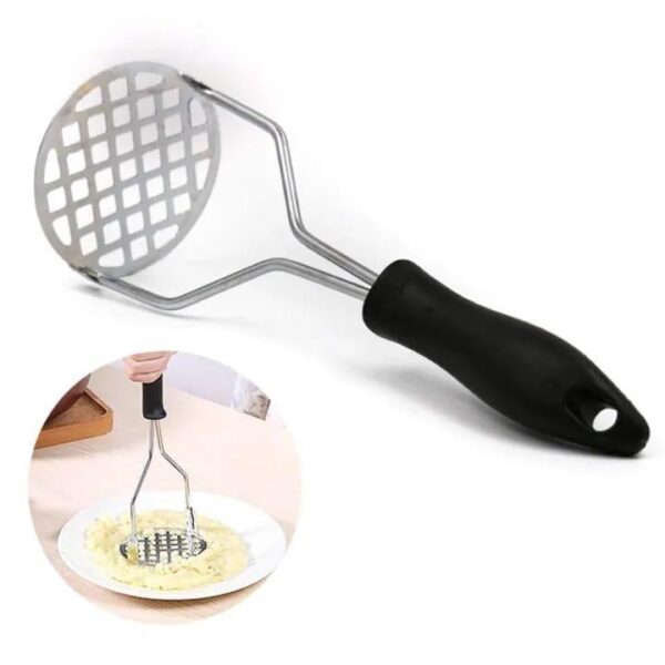 Stainless Steel Potato/Vegetable Masher - Mash Crush Kitchen Tool - Image 2