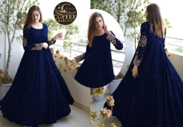 3-Piece Stitched Shamoz Silk Elegant Embroidered MAXI Suit - Image 3